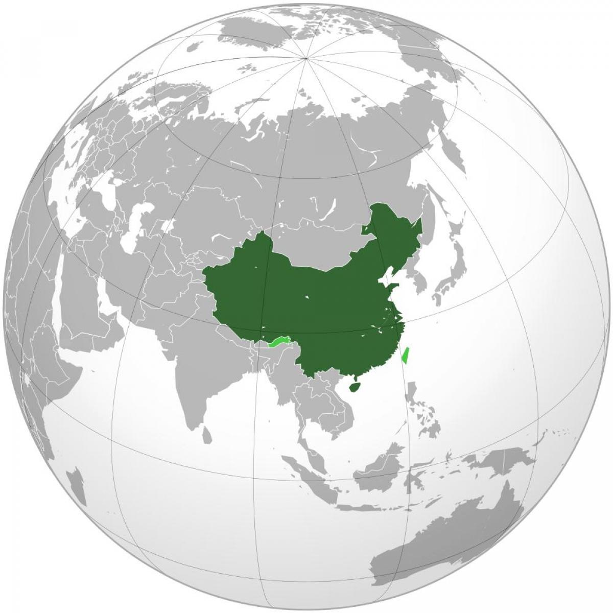 Kina hartën e botës