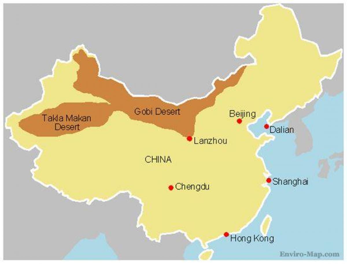 Kina hartë të shkretëtirës gobi