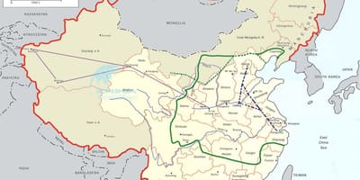 Harta e Kinës grand canal