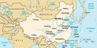 Hartë e lashtë të Kinës